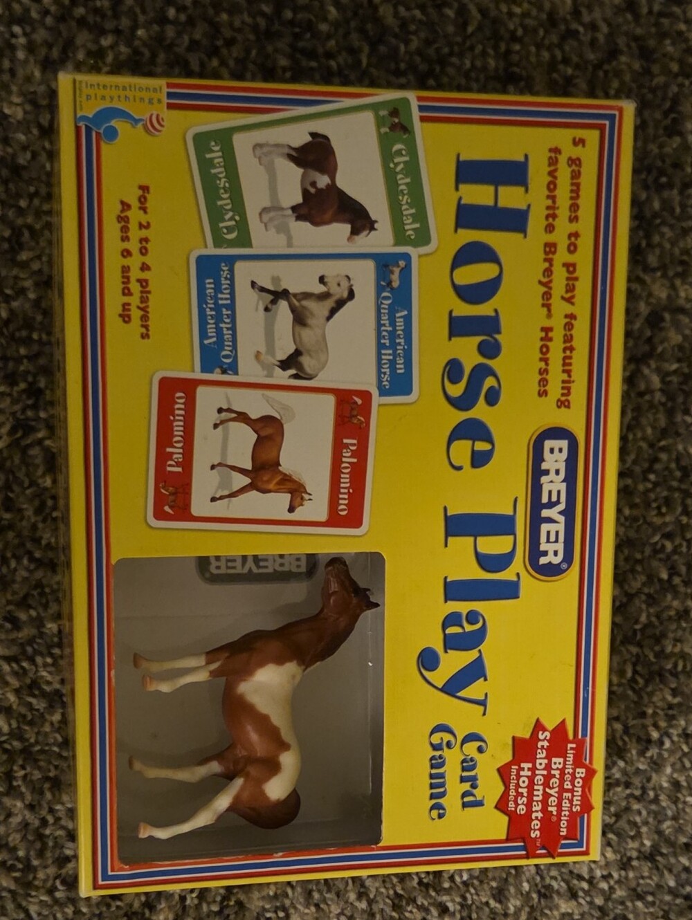 Breyer Horse Play Card Game Limited Edition Vintage 2002 MPN